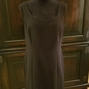 Sleeveless black dress